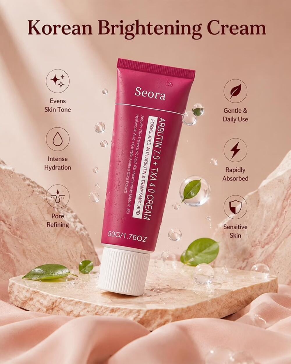 Korean Brightening Skincare Arbutin Cream